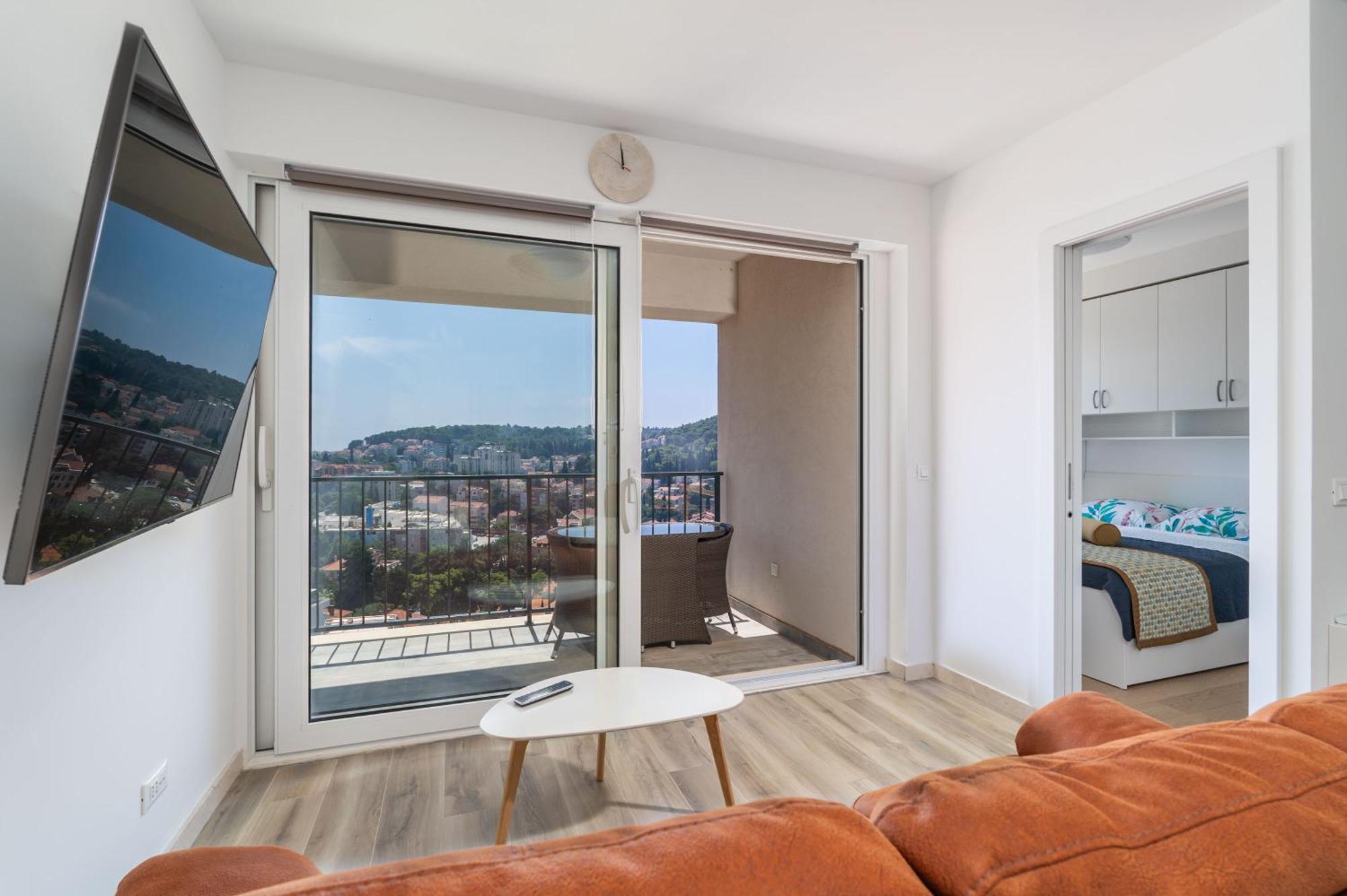 The Panoramic View Penthouse Apartment Sweet Petite Dubrovnik Bagian luar foto